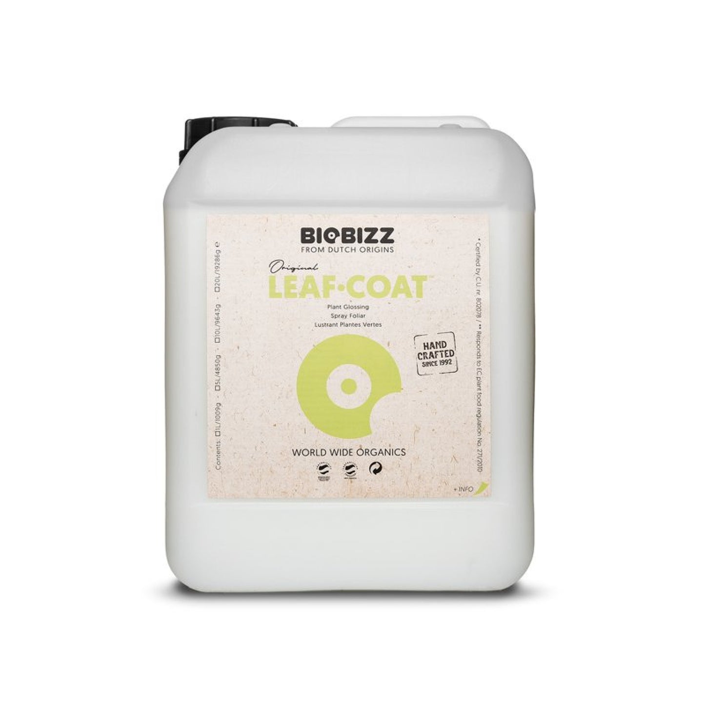 BioBizz Leaf·Coat – Pflanzenschutzspray 0,5L–10L