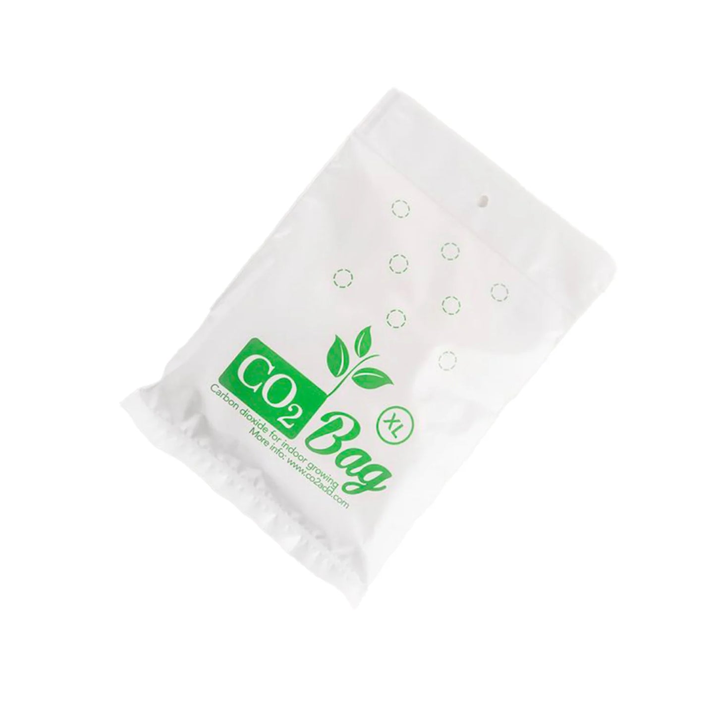 - CO₂ Bag M Produktfoto
- Anwendung CO₂ Bag im Growraum
- Größenvergleich CO₂ Bag M