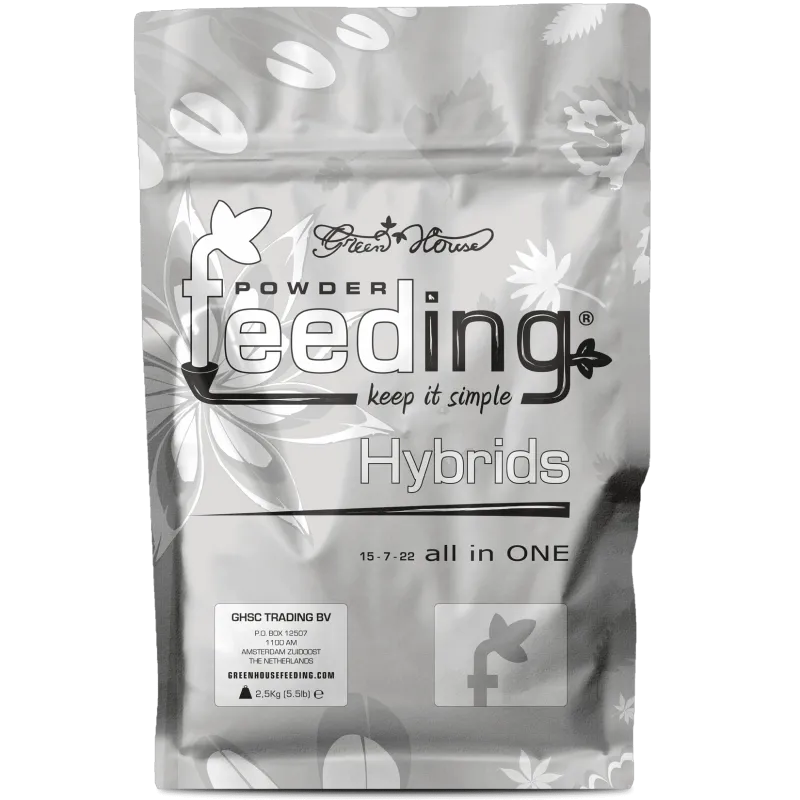 Green House Feeding – Hybrid: Der perfekte Dünger für gemischte Genetik, verschiedene Größen