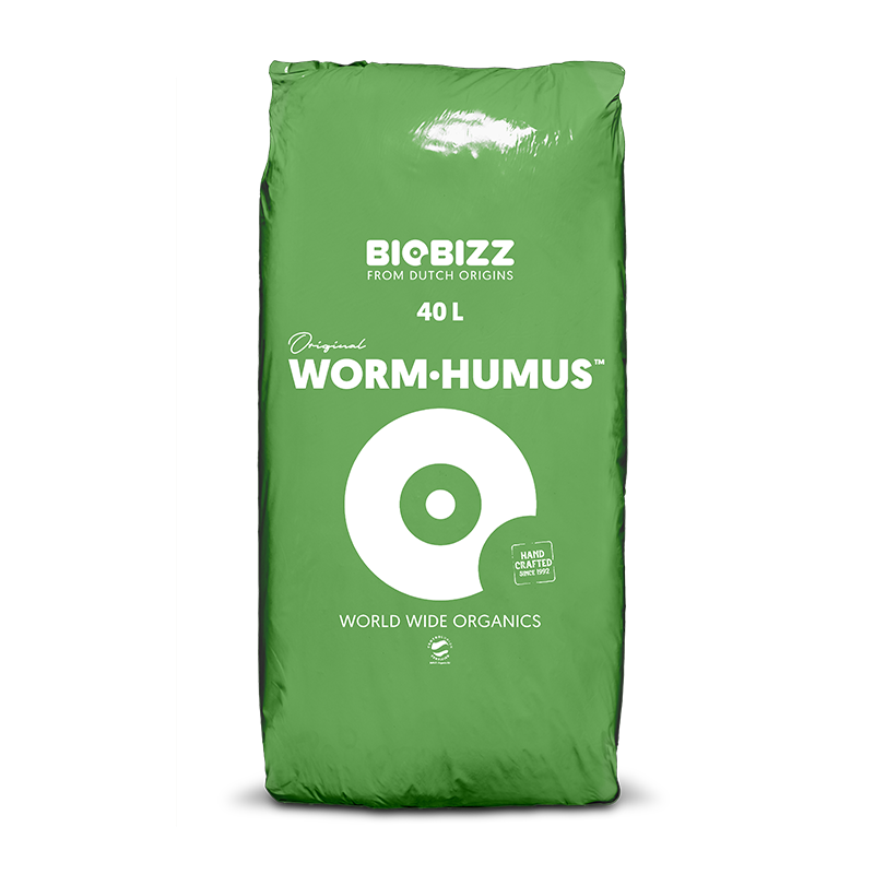 BioBizz Worm Humus 40L – 100 % natürlicher Wurmkompost für lebendige Erde