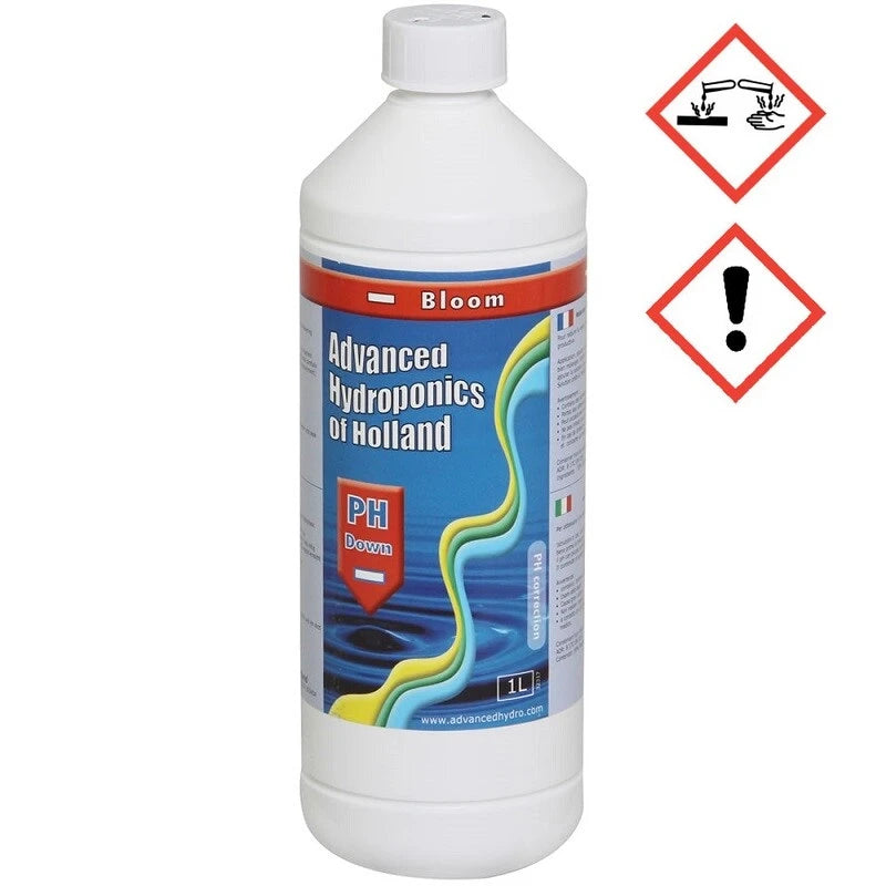 Advanced Hydroponics pH down Bloom 1L