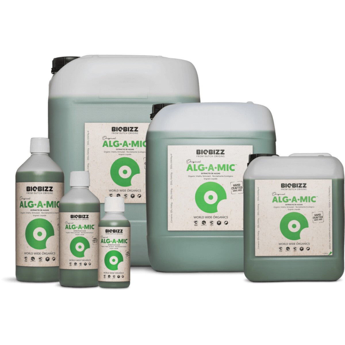 Biobizz Alg·A·Mic – Regeneration & Vitalität aus Meeresalgen, verschiedene Größen