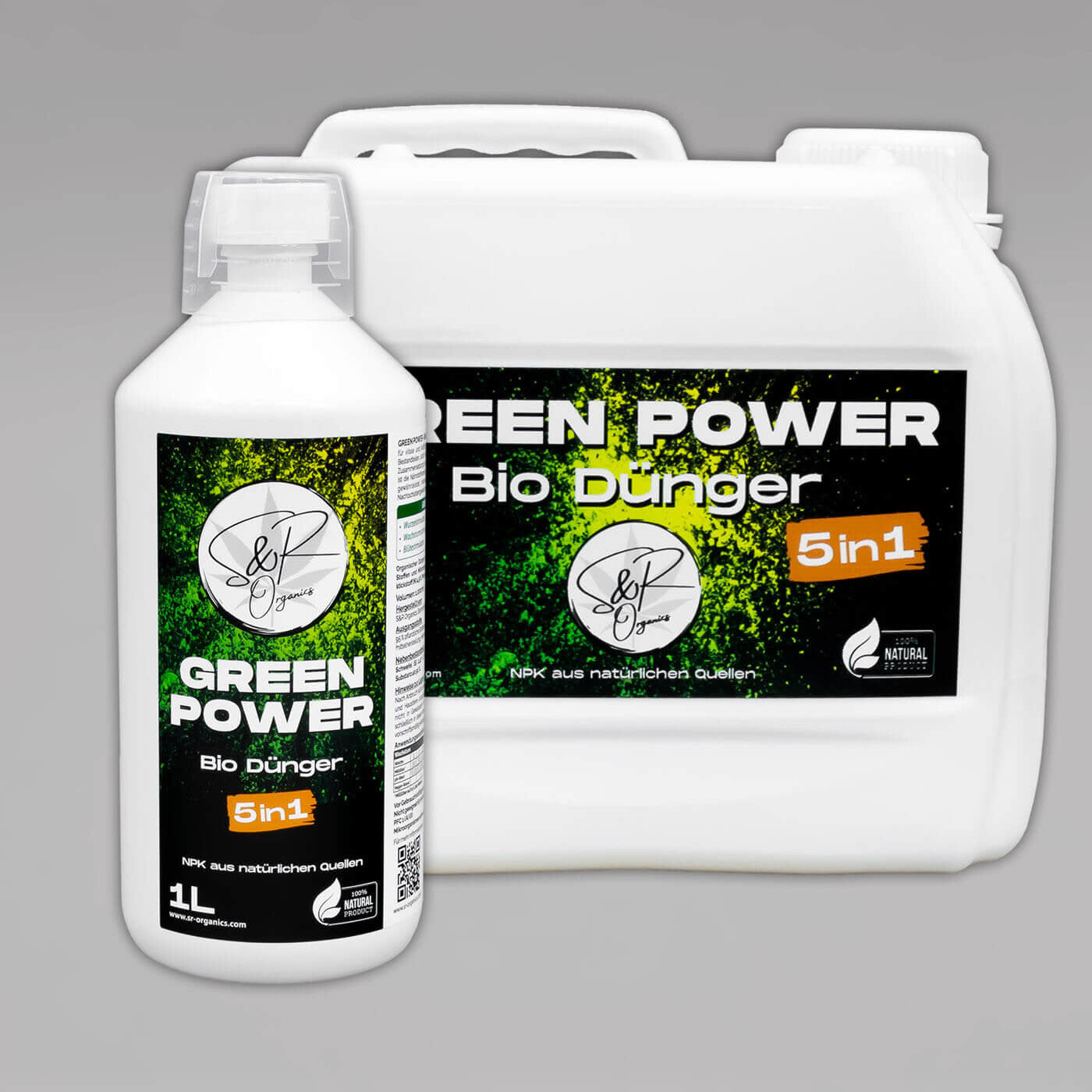 S&R Green Power 5-in-1 Biodünger – Vollorganischer Kraftstoff für deine Pflanzen