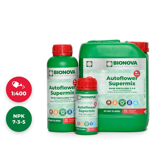BioNova AutoFlowering SuperMix 0,25L, 1L & 5L – Komplettdünger