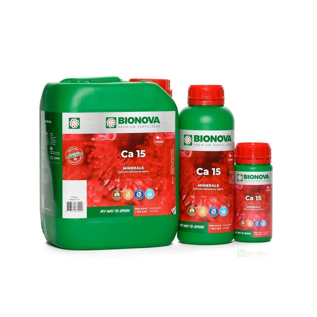BioNova Calcium Ca 15% 1L–20L – Flüssig-Calciumdünger – Nice Grow