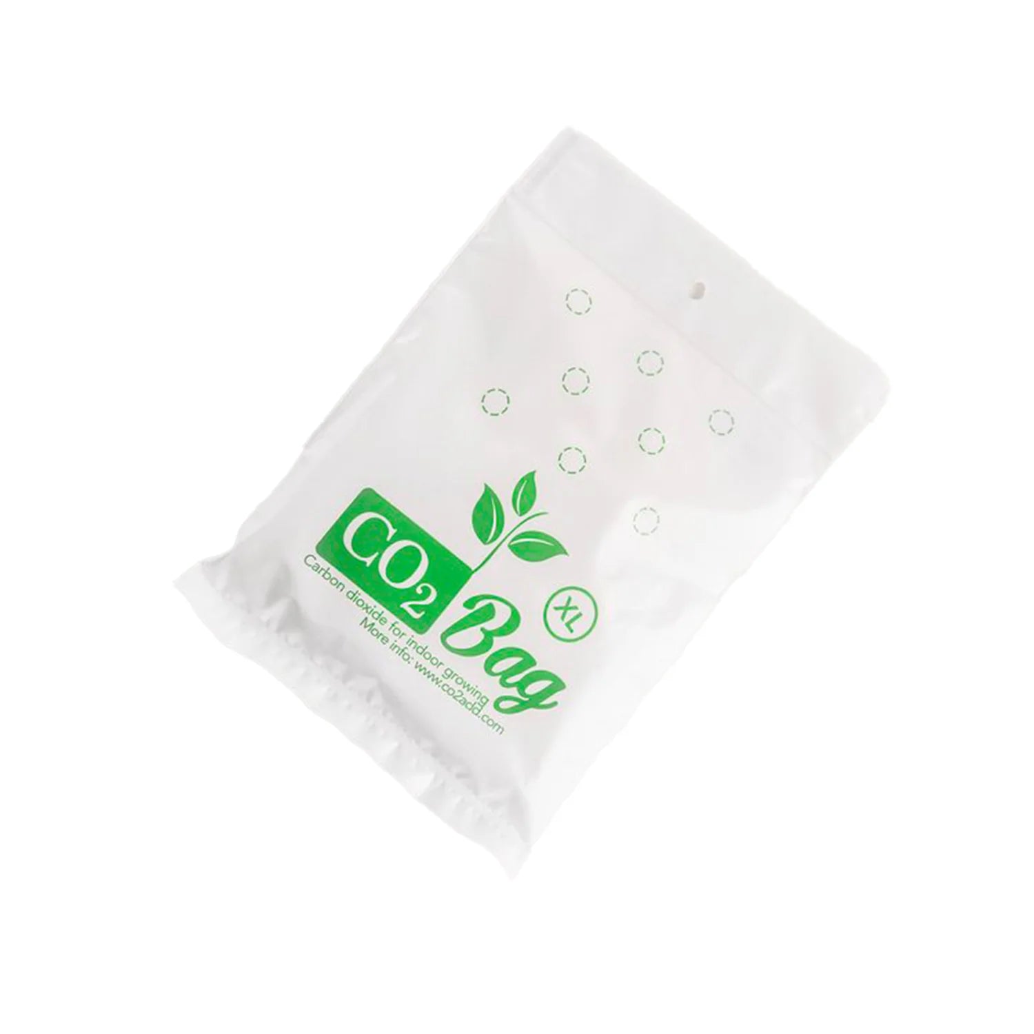 - CO₂ Bag M Produktfoto
- Anwendung CO₂ Bag im Growraum
- Größenvergleich CO₂ Bag M