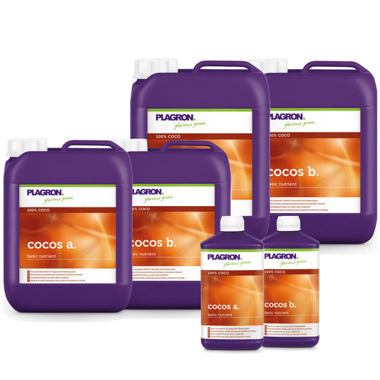 Plagron Cocos A+B – Basisdünger für Coco, 1 L bis 20 L