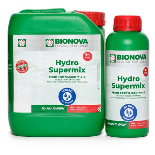 BioNova Hydro Supermix 1L, 5L & 20L – Basisdünger für Hydro-Systeme
