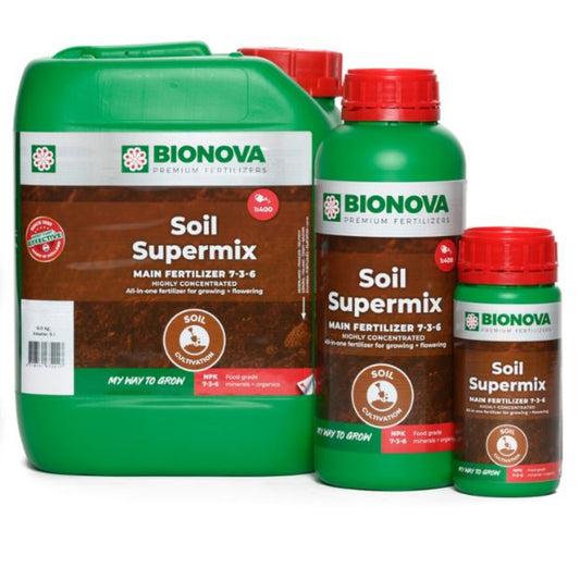 BioNova Soil-SuperMix 0,25L, 1L & 5L – Komplettdünger für Erde