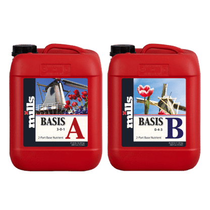 Mills Basis A+B – Hochwertige Nährstoffbasis für maximales Pflanzenwachstum, verschiedene Größen