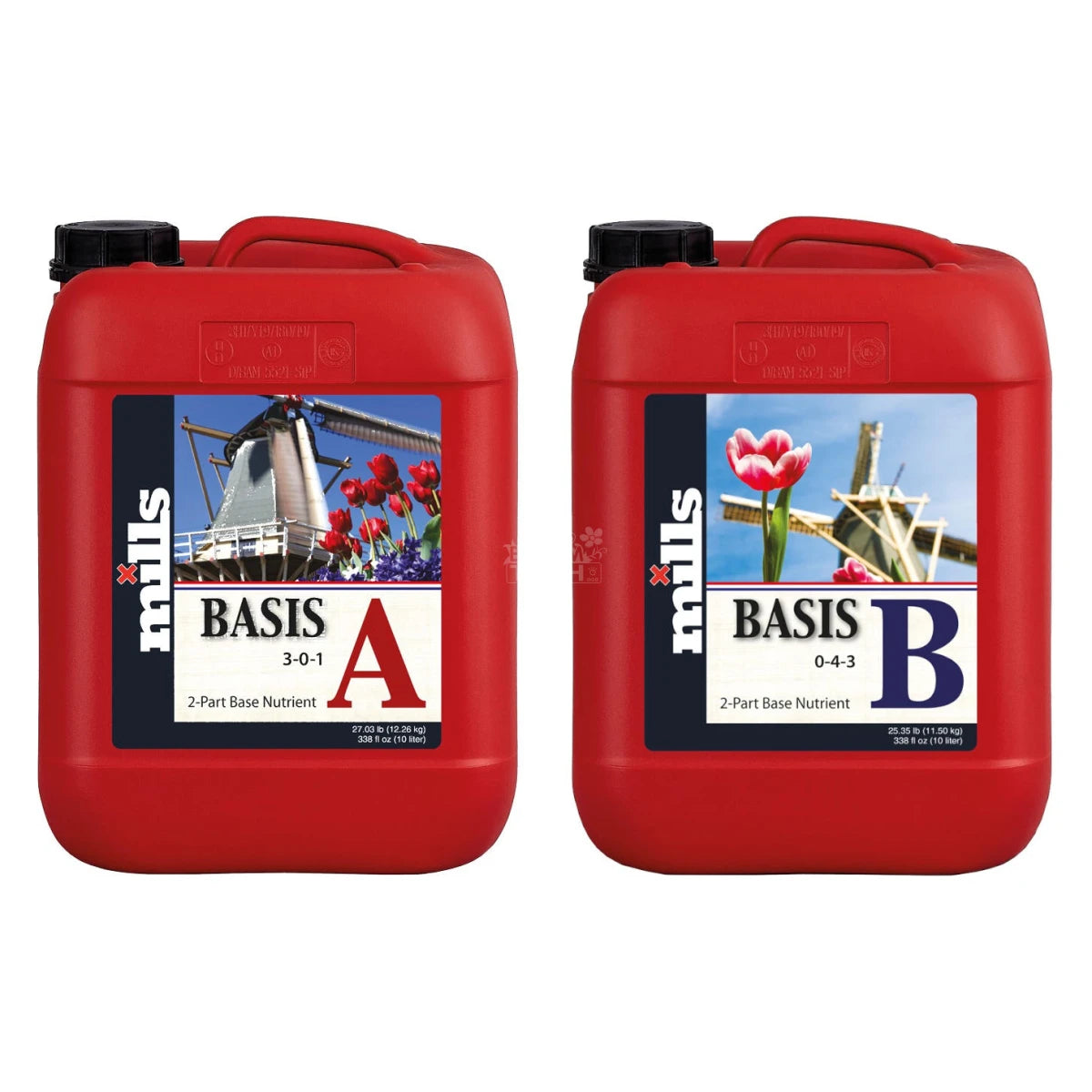 Mills Basis A+B – Hochwertige Nährstoffbasis für maximales Pflanzenwachstum, verschiedene Größen