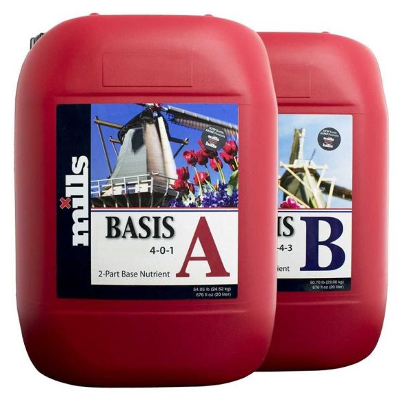 Mills Basis A+B – Hochwertige Nährstoffbasis für maximales Pflanzenwachstum, verschiedene Größen