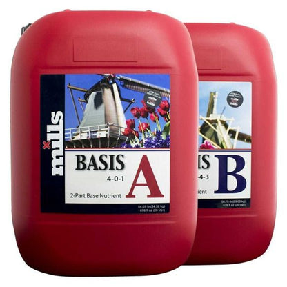 Mills Basis A+B – Hochwertige Nährstoffbasis für maximales Pflanzenwachstum, verschiedene Größen