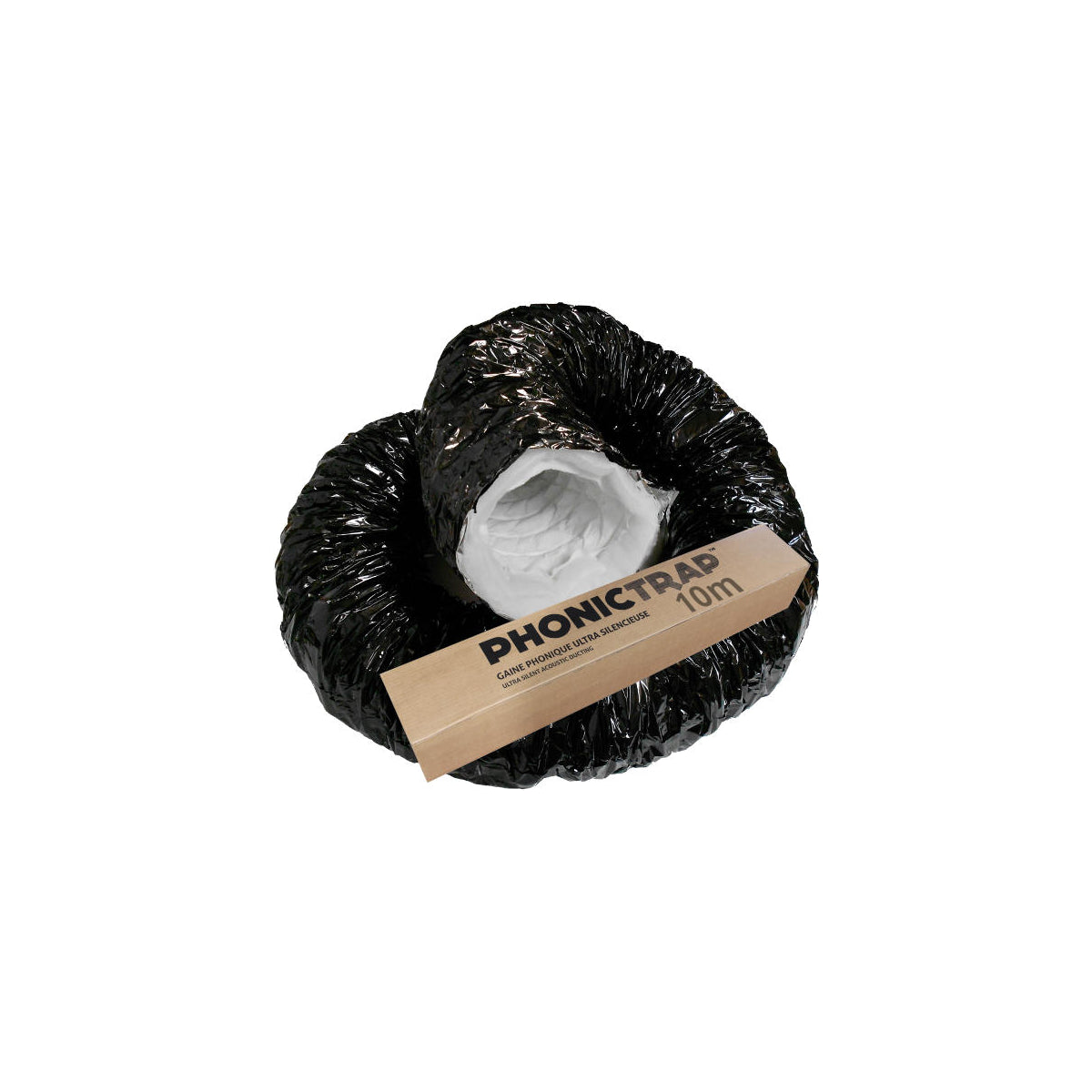Phonic Trap – Schallisolierter Luftschlauch (schwarz) · 10 m · verschiedene Durchmesser