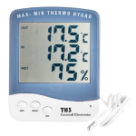 Hygrometer / Thermometer Cornwall  mit Sonde...