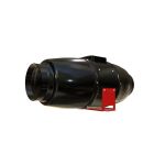 Rohrventilator D100/125/150mm Black Orchid Silent Hybrid...