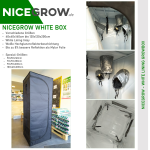 NICEGROW WHITE Box Growzelt Growbox versch. Größen 80 x 80 x 220cm - 2 Etagen