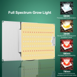 Growset Starter Komplett 60x60x140cm mit vollspektrum LED dimmbar Mylar Growbox