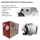 Box Set Zelt mit Abluft Growbox Growzelt 100cm 280cbm/h Rohrventilator Filter